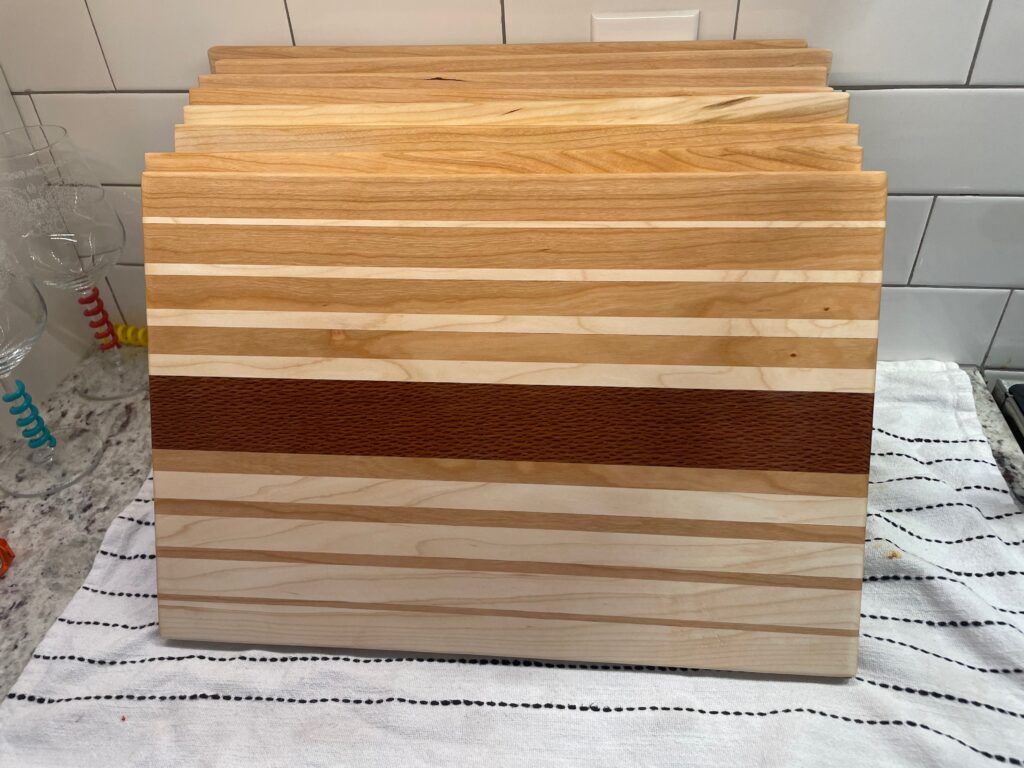 First Batch of Final Frontier Designs Cutting Boards