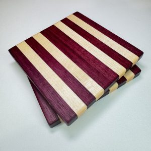Main Engineering - Purple Heart & Maple - Coaster